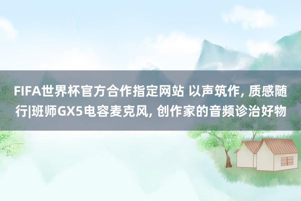 FIFA世界杯官方合作指定网站 以声筑作， 质感随行|班师GX5电容麦克风， 创作家的音频诊治好物