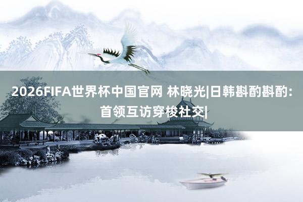 2026FIFA世界杯中国官网 林晓光|日韩斟酌斟酌: 首领互访穿梭社交|